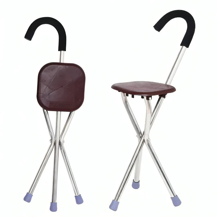 CrutchSeat™ – 2-in-1 Gehstock und faltbarer Sitz | 50% Rabatt