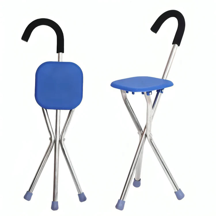 CrutchSeat™ – 2-in-1 Gehstock und faltbarer Sitz | 50% Rabatt