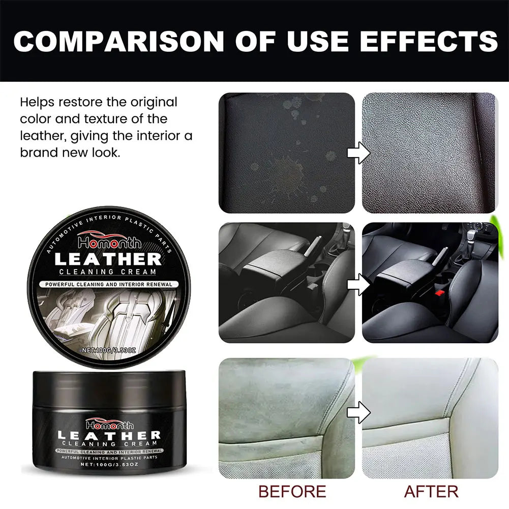 LeatherClean™ – Revitalisiert und schützt die Leder-Eleganz [1 + 1 Gratis]