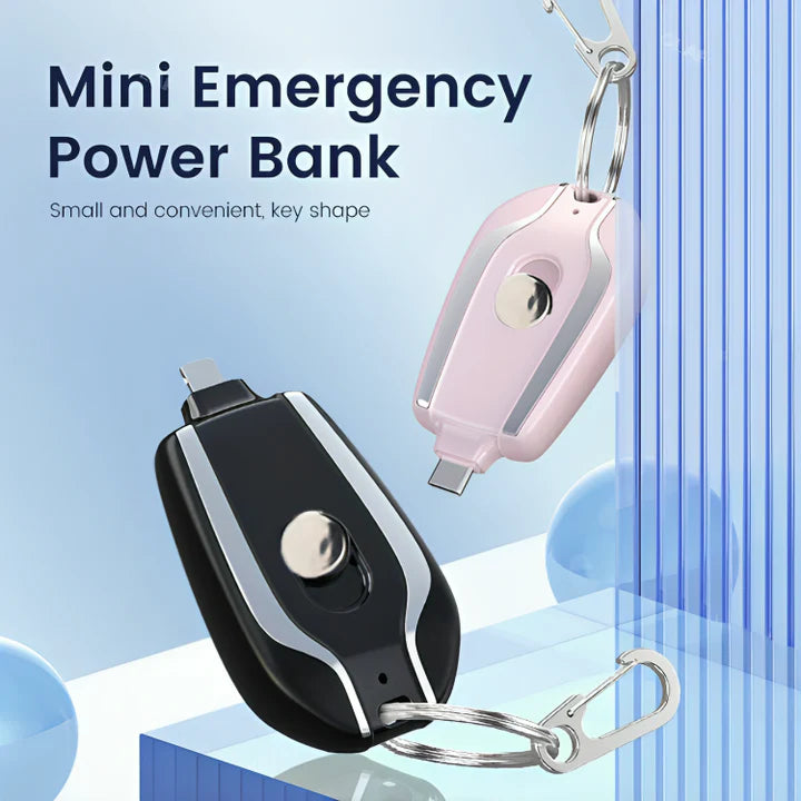 MicroPower™ Mini Powerbank Schlüsselanhänger | 1 + 1 Gratis