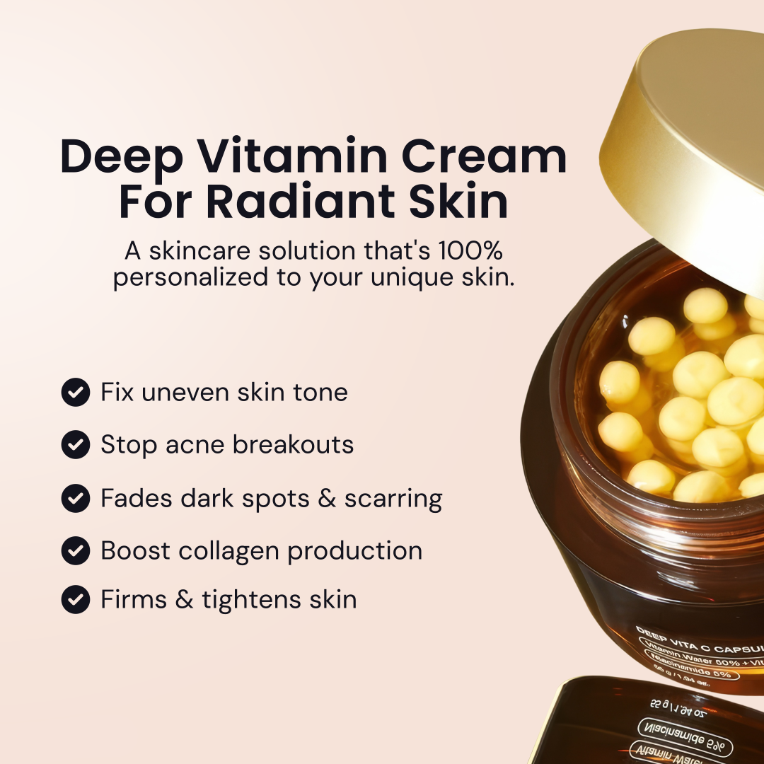 1 + 1 Gratis | VitaCream™ - Vitamin-C-Kapsel-Creme