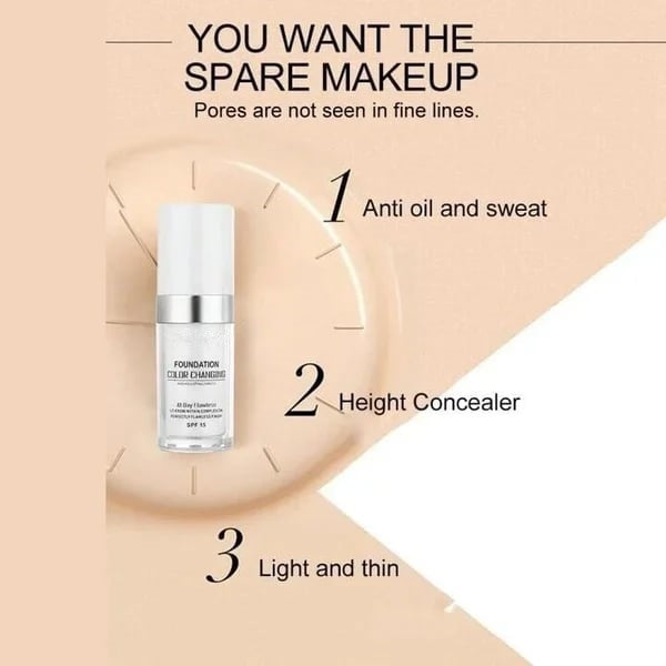 ToneMatch Foundation – Selbstanpassende Make-up Foundation für Jeden Hautton & Reife Haut