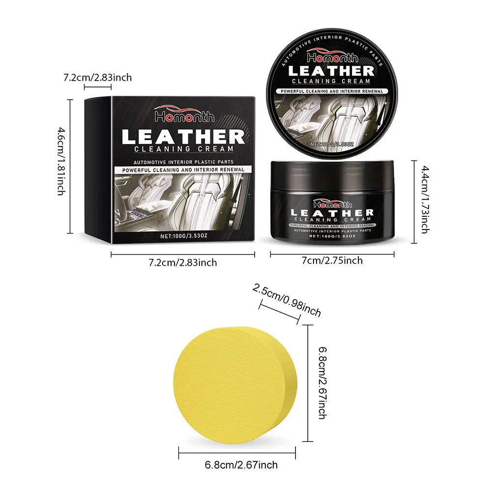 LeatherClean™ – Revitalisiert und schützt die Leder-Eleganz [1 + 1 Gratis]
