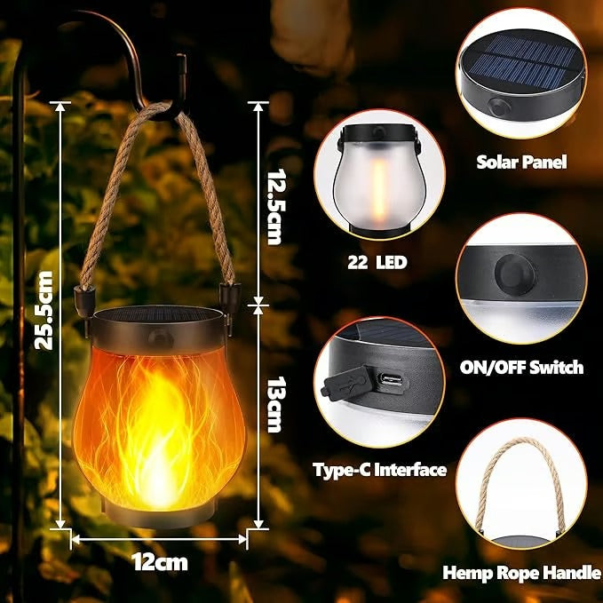 SolarFlame™ – Verzauberter Flammenschein für stimmungsvolle Nächte [50 % Rabatt]