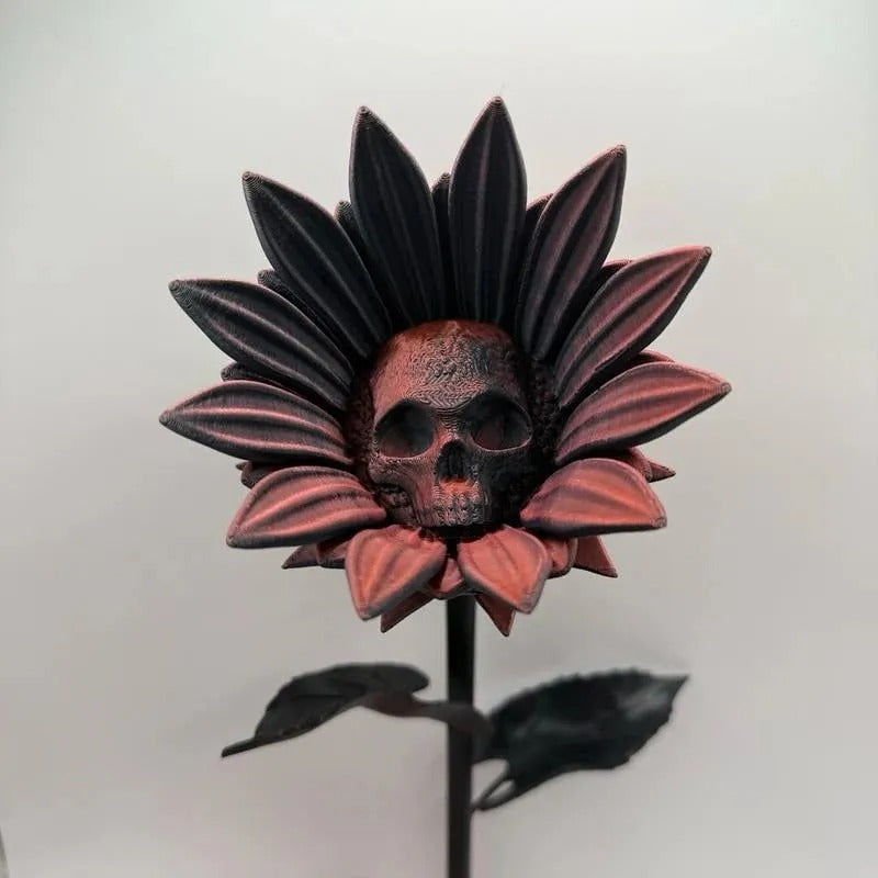 Verbotene Sonnenblumen-Skulptur — Symbol für Leben & Vergänglichkeit