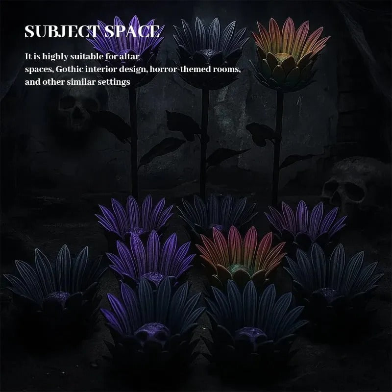 Verbotene Sonnenblumen-Skulptur — Symbol für Leben & Vergänglichkeit