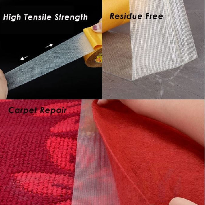 Doppelseitiges™ – Stark haftend, rückstandsfrei & transparent für vielseitige Anwendung [50% Rabatt]