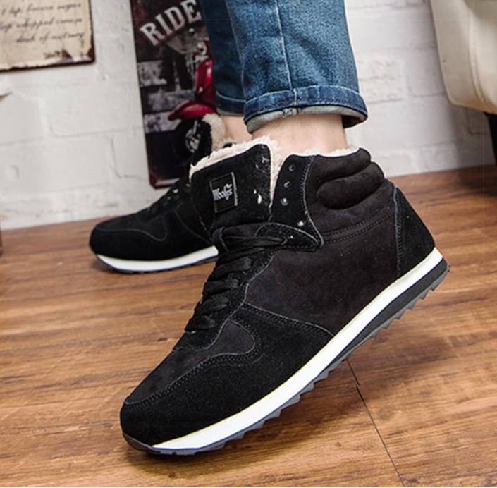 Warme Herren Winter Sneaker Woodys mit Futter & rutschfester Sohle