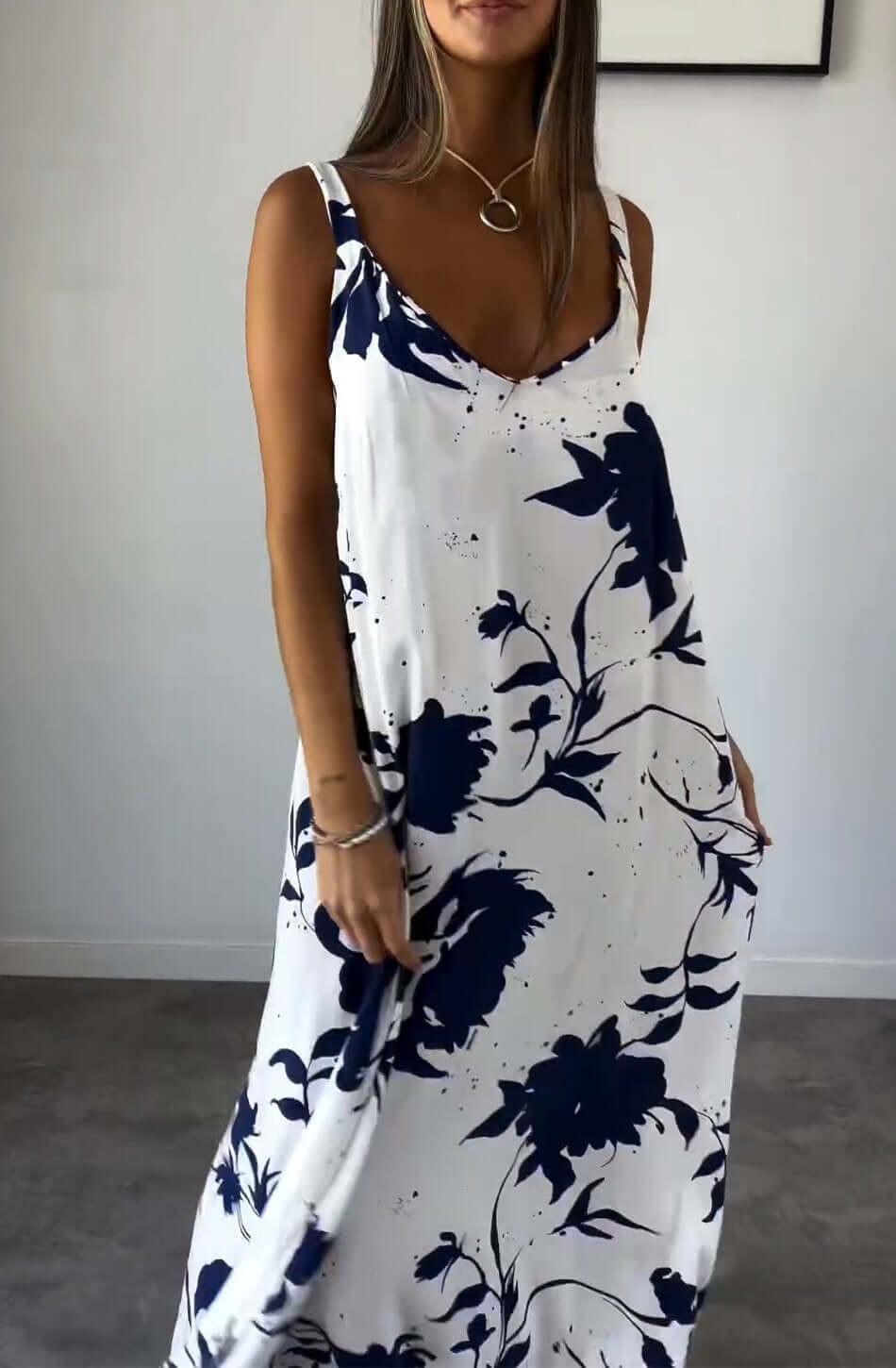 50% Rabatt | Elynn™ - Bequemes bedrucktes Kleid