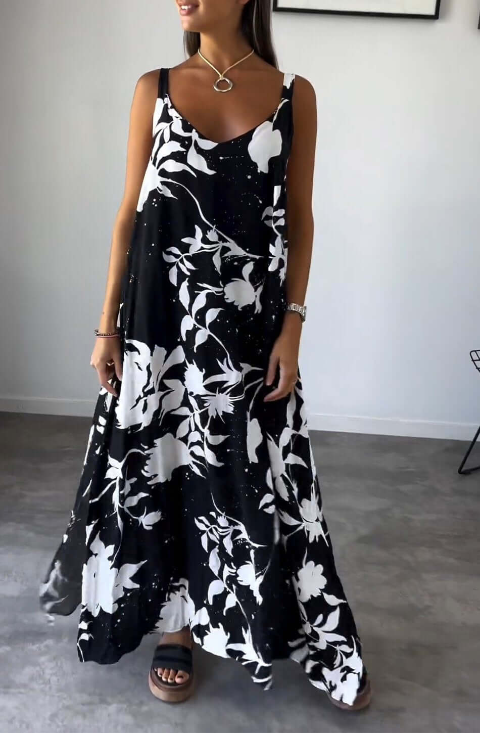 50% Rabatt | Elynn™ - Bequemes bedrucktes Kleid