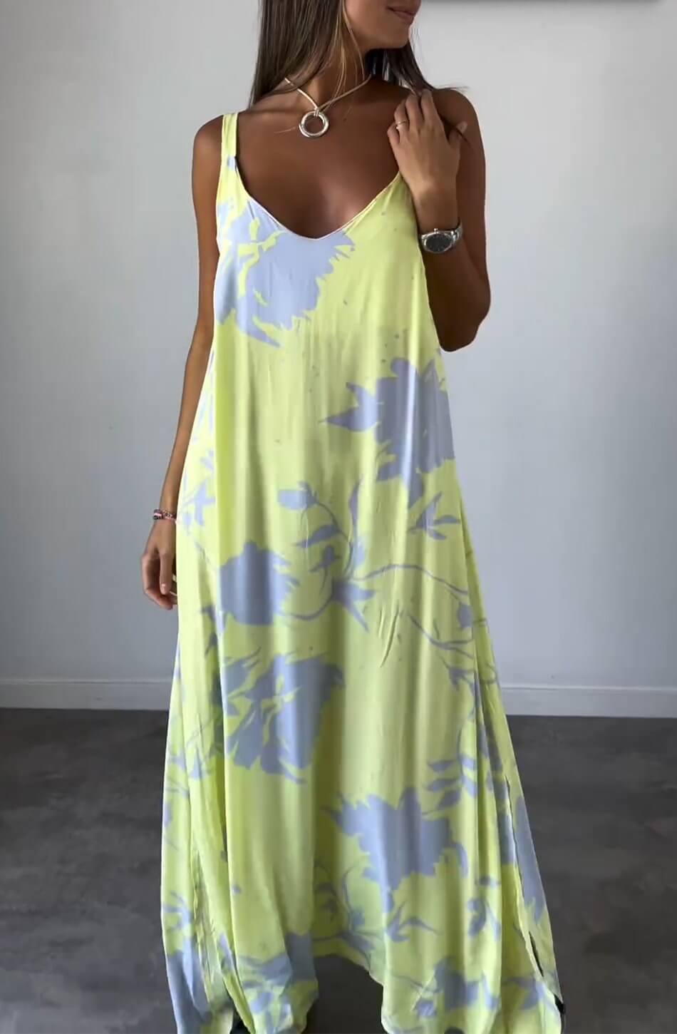 50% Rabatt | Elynn™ - Bequemes bedrucktes Kleid