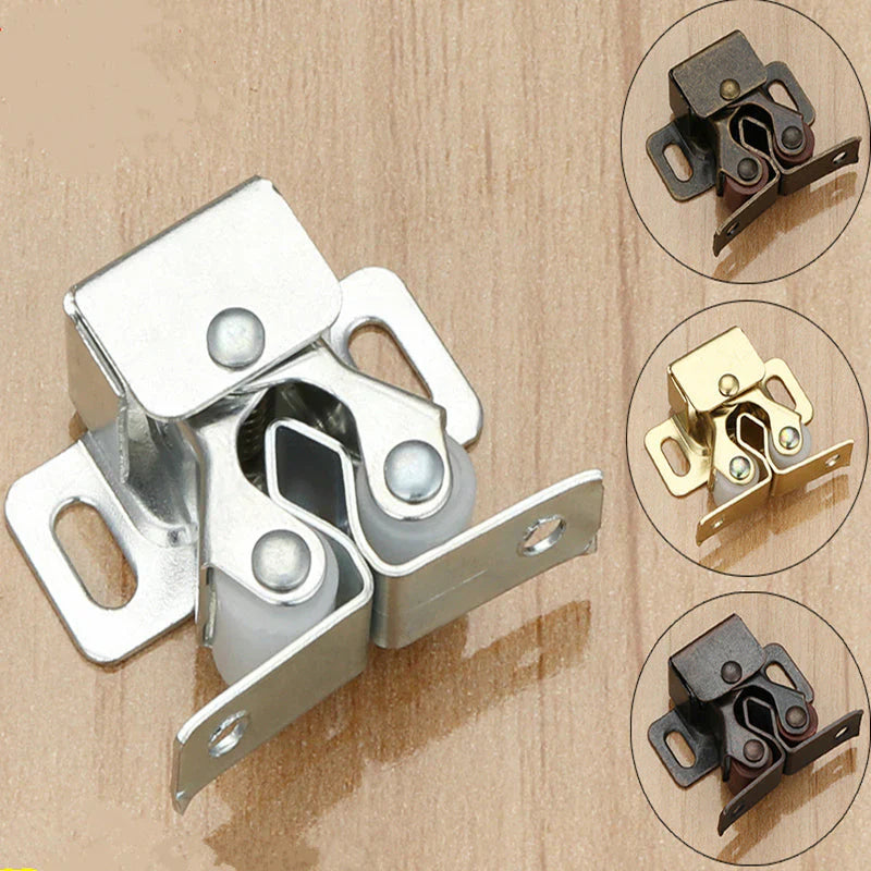 DoorSnap™ – Doppelrollentürverschlüsse für Schränke | 1 + 1 Gratis