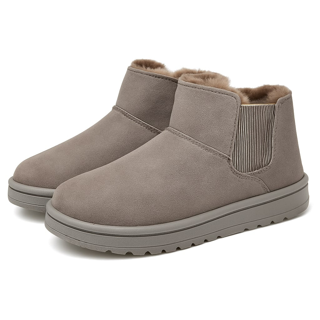 KuschelTritt Winterstiefel – Warme, wasserdichte und rutschfeste Winterstiefel mit veganem Material und hohem Tragekomfort