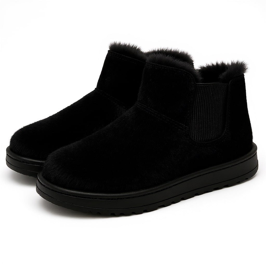 KuschelTritt Winterstiefel – Warme, wasserdichte und rutschfeste Winterstiefel mit veganem Material und hohem Tragekomfort