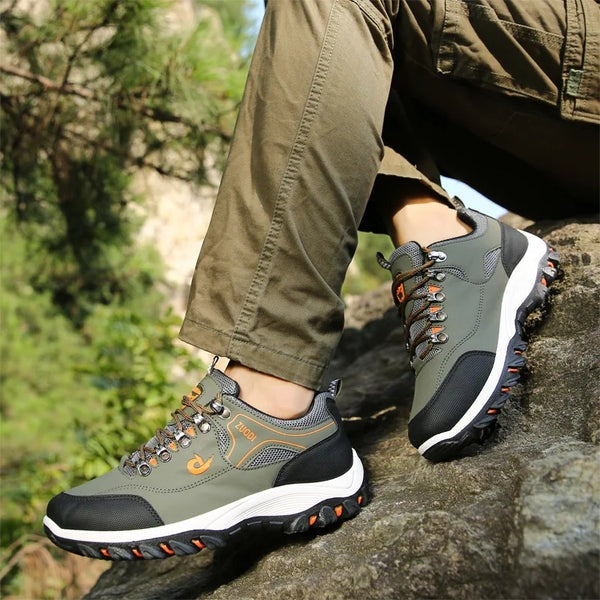 Atmungsaktive Herren Wanderschuhe mit Komforteinlegesohle & rutschfester Sohle