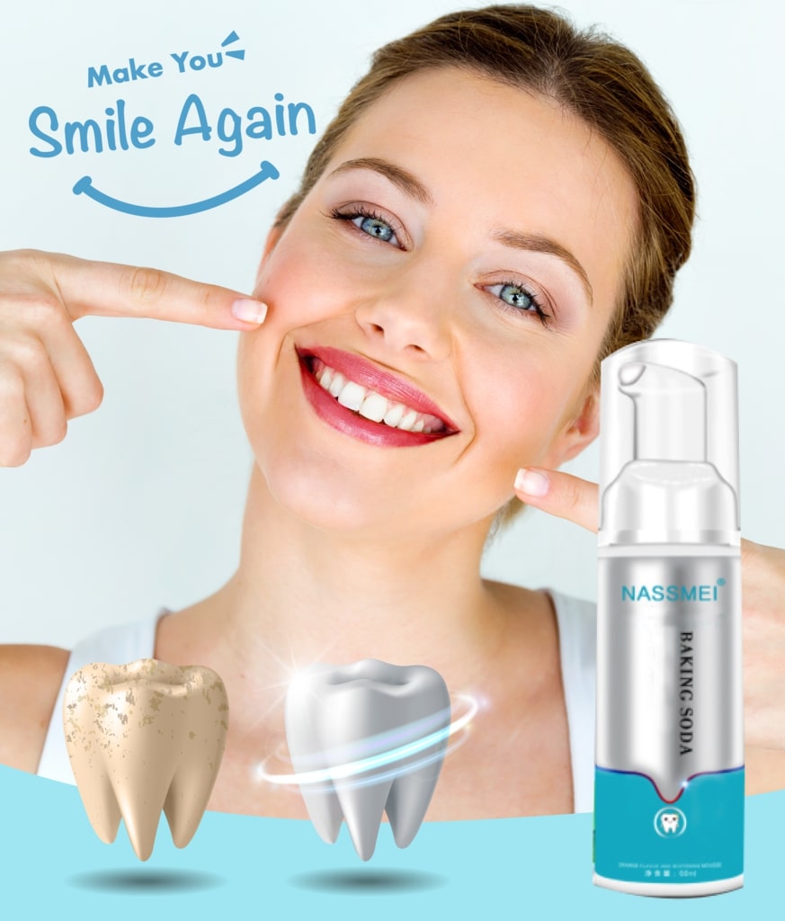 BrightFoam™ – Tiefenreinigende aufhellende frische Schaumzahnpasta [1 + 1 Gratis]