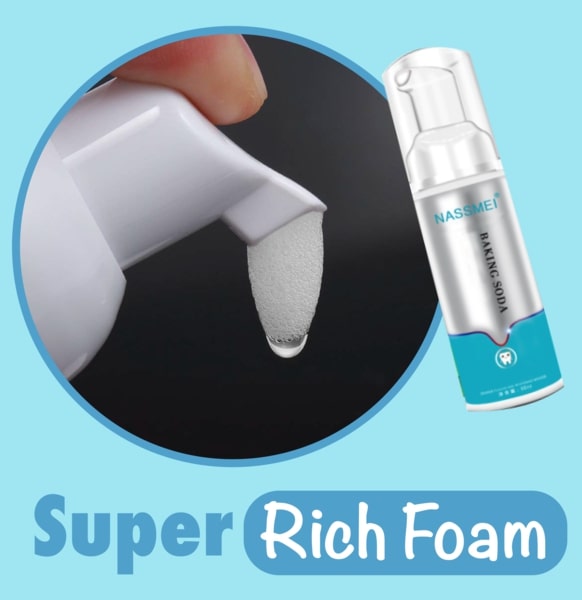 BrightFoam™ – Tiefenreinigende aufhellende frische Schaumzahnpasta [1 + 1 Gratis]