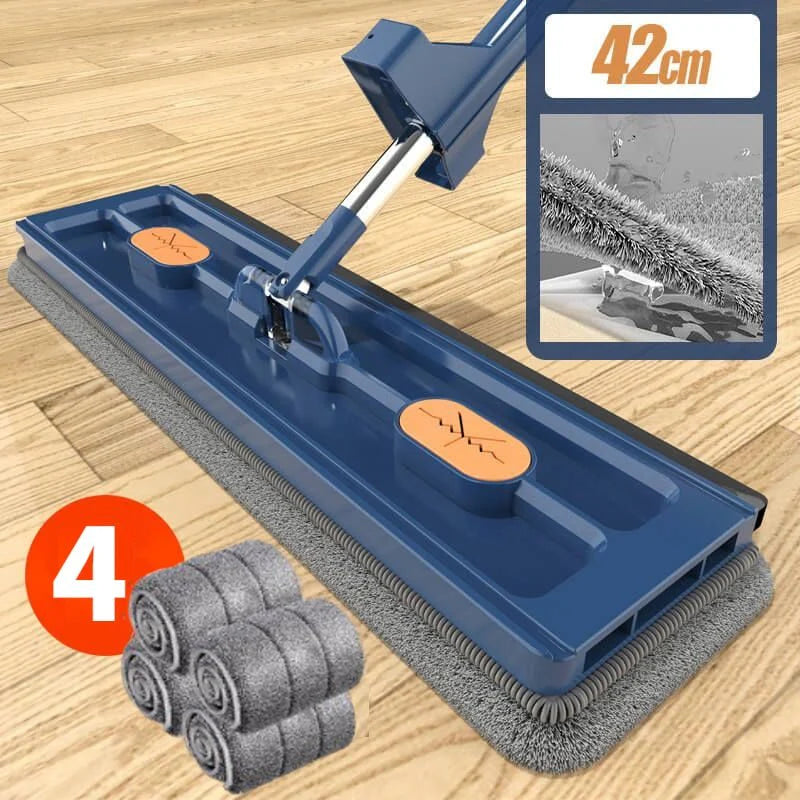 CleanMax™ – Zusammenklappbarer Eimer und Großer Flachmop | 50% Rabatt