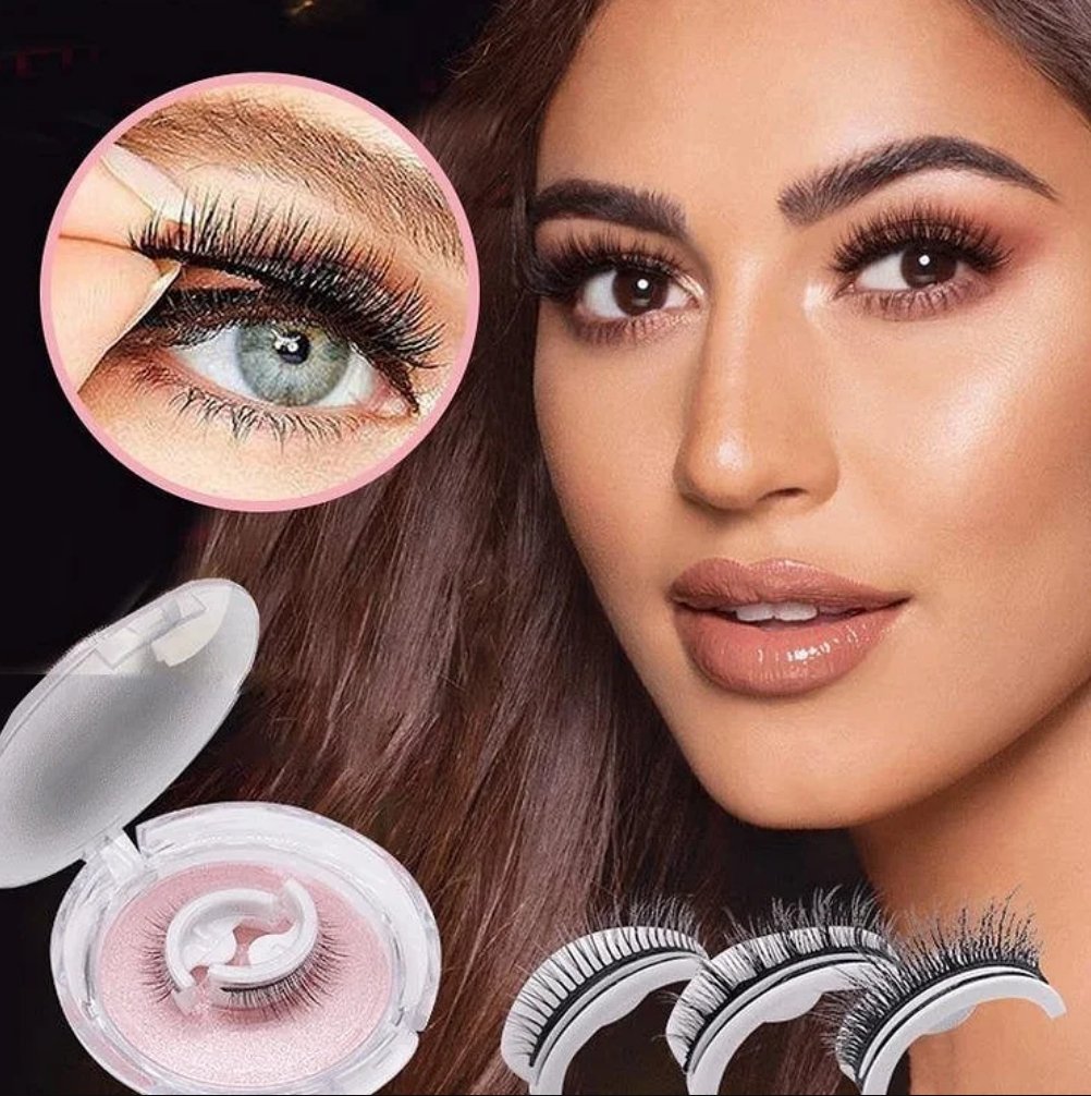 Selbstklebende Wimpern – volle, natürliche & wiederverwendbare Lashes