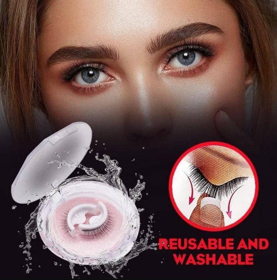 Selbstklebende Wimpern – volle, natürliche & wiederverwendbare Lashes