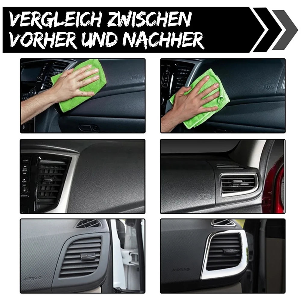 GlossiMax™ – Kunststoff- und Leder-Restaurierungsspray | 1 + 1 Gratis