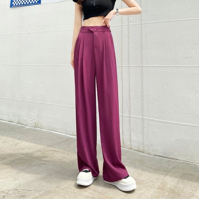 50% Rabatt | Estella™ - Hochtaillierte Hose mit weitem Bein [Letzter Tag Rabatt]
