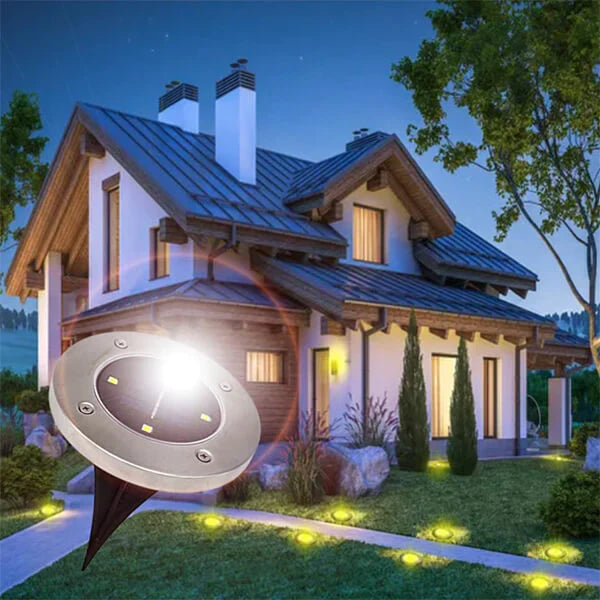 SolarSpot™ - Dekorative Solarlampe für Gehwege im Freien [2 + 2 Gratis]