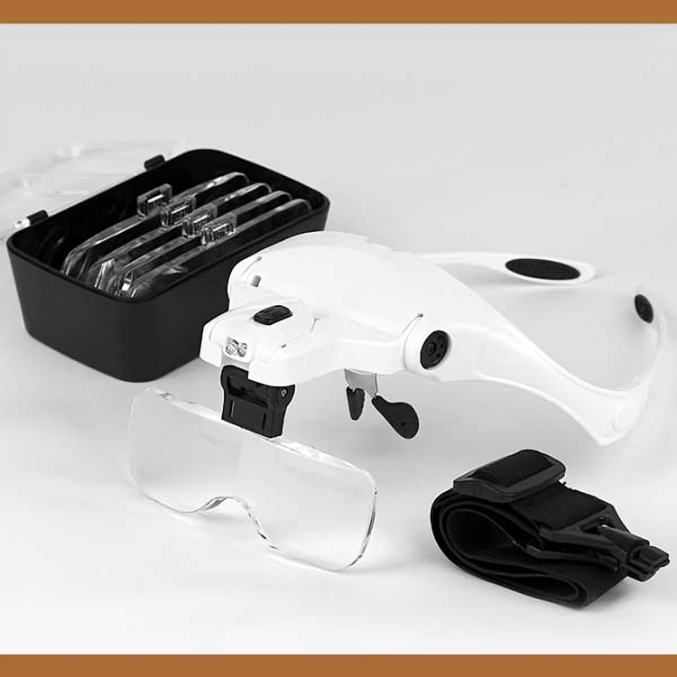 FocusLens™ – Lupenstirnband mit hellem LED-Licht für präzises Arbeiten [50% Rabatt]