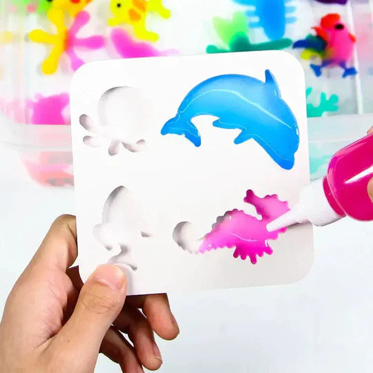 AquaCraft™ – Handgefertigte DIY-Bastel- und Malsticker für Kinder | 50% Rabatt