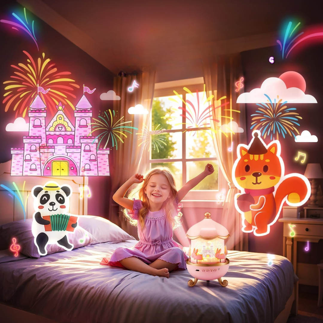 MagicGlow™ – Magischer Kinder-Projektor für beruhigendes Nachtlicht & süße Träume [50 % Rabatt]