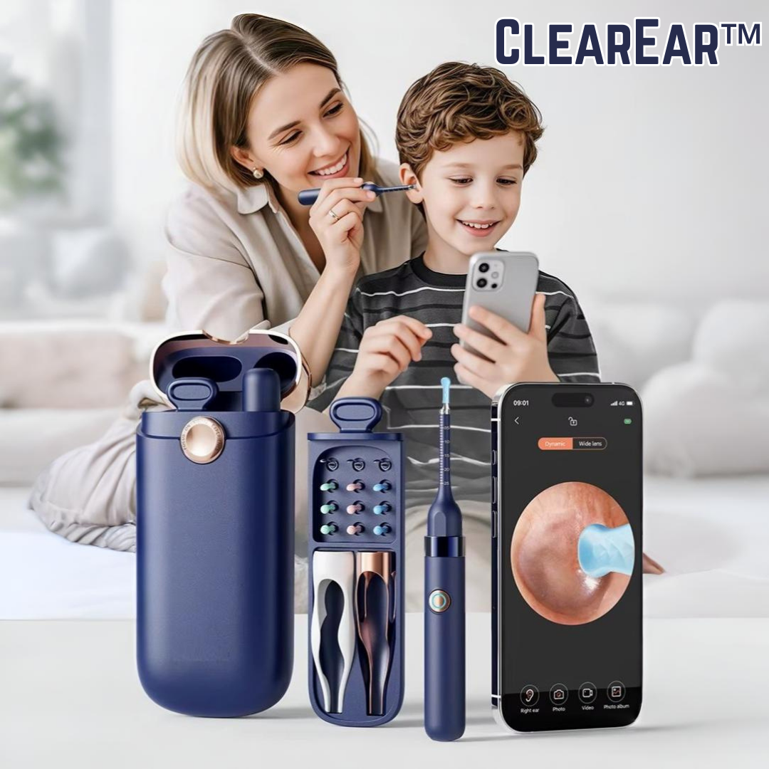 ClearEar™ – Intelligenter visueller Ohrenreiniger für sanfte, gründliche & sichere Reinigung [50 % Rabatt]