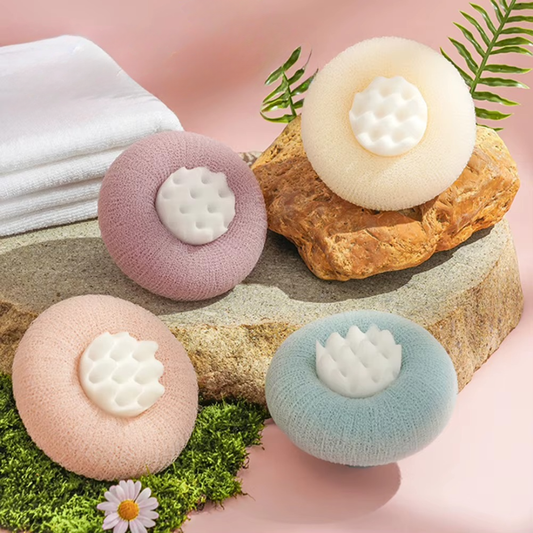 FreshBuff™ – Effektiver, hautverfeinernder Peeling-Badeschwamm [50% Rabatt]