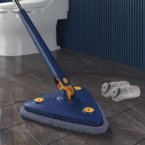 QuickWipe™ – Dreieckiger 360-Grad-Drehwischmopp | 50% Rabatt