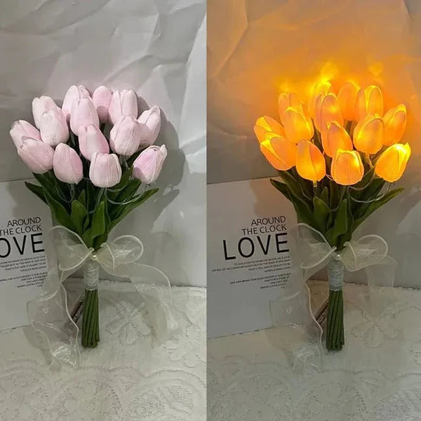 FloraLamp™ LED-Tulpenstrauß | 50% Rabatt