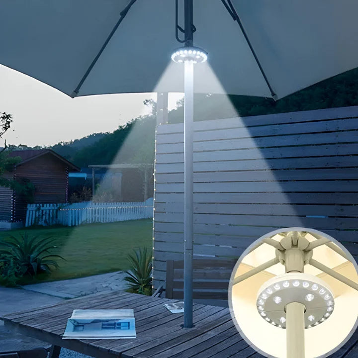 50% Rabatt | ProLight™ LED-Terrassenschirmleuchte