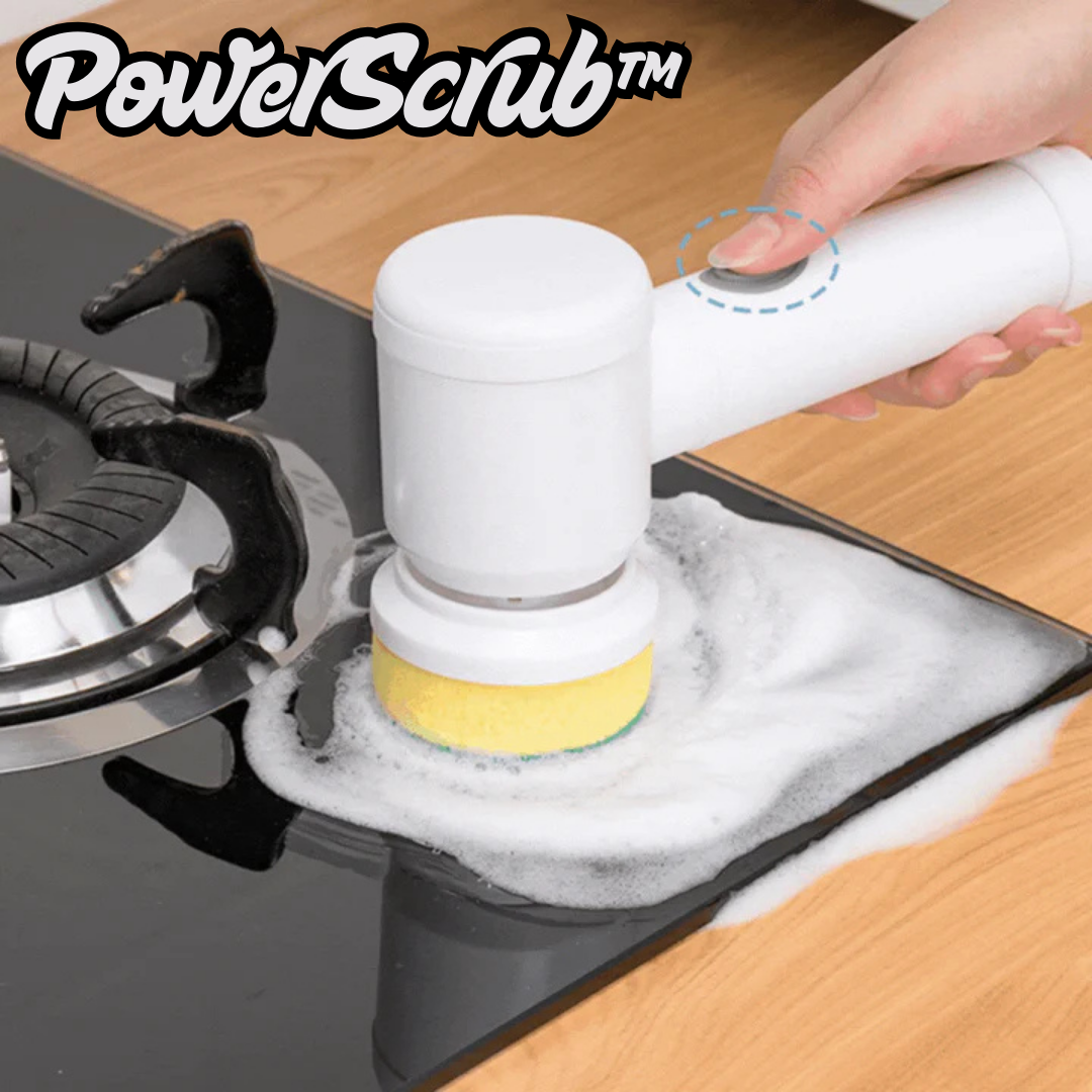 PowerScrub™ – Elektrische Reinigungsbürste für mühelose Sauberkeit [50 % Rabatt]