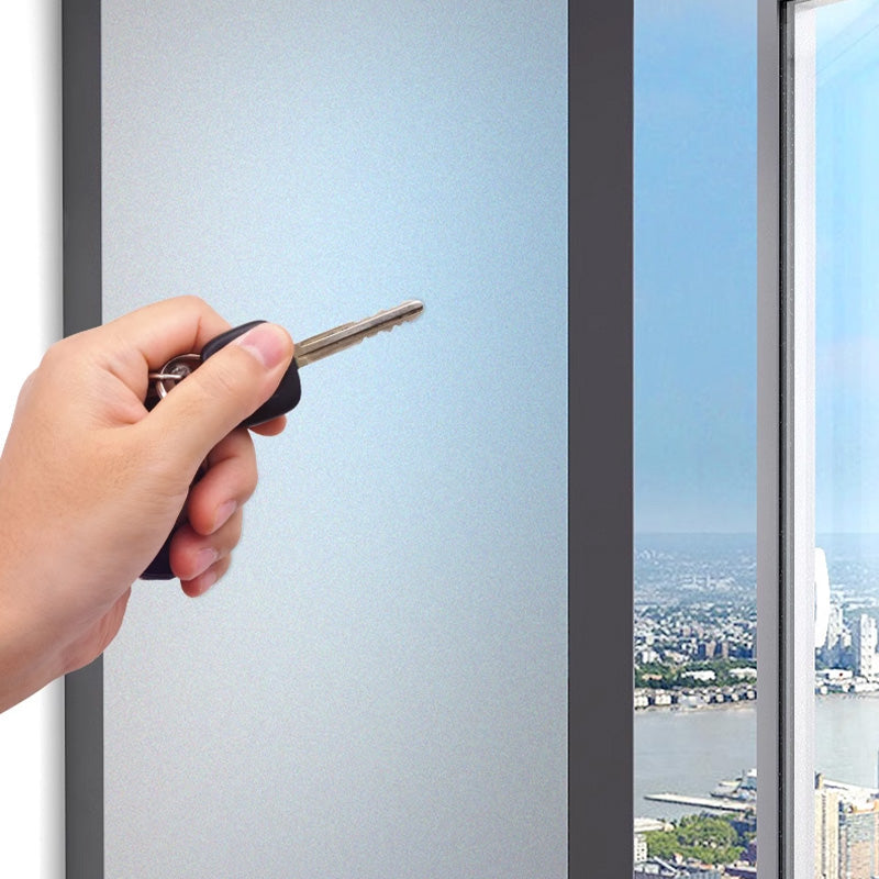 PrivatGlas Milchglasfarbe – Wasserfeste, halbtransparente Sichtschutzfarbe für Fenster und Dusche, einfach aufzutragen