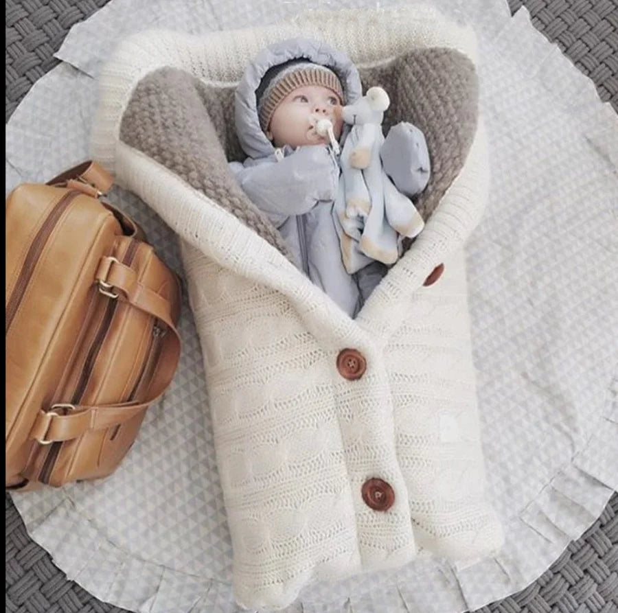 LittleCradle™ – Gestrickter Winterschlafsack Für Babies | 50% Rabatt