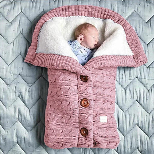 LittleCradle™ – Gestrickter Winterschlafsack Für Babies | 50% Rabatt