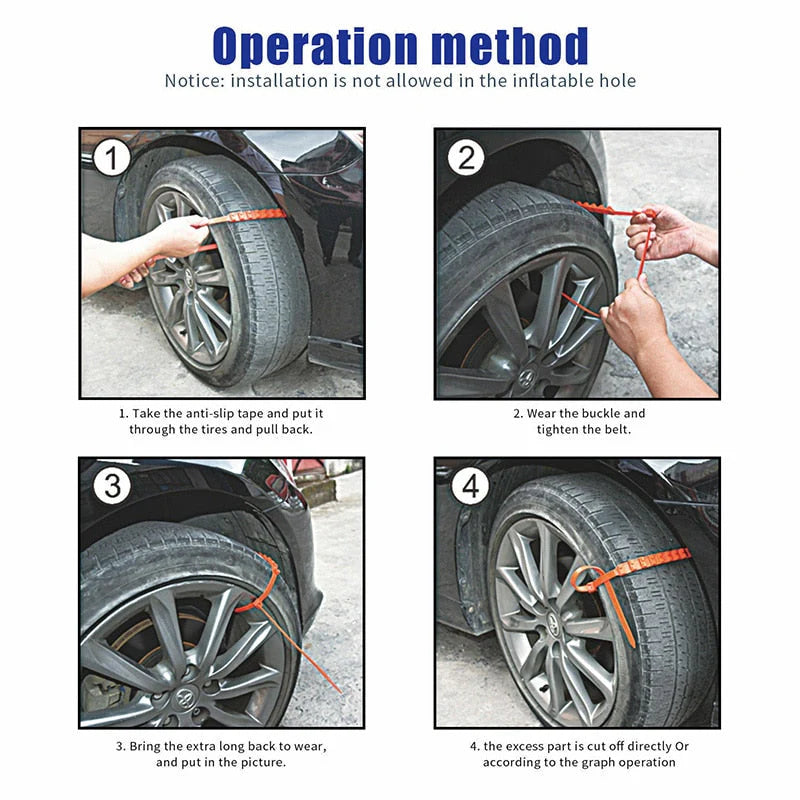 PerfectTire™ – Anti-Rutsch-Auto-Schneekette für den Winter | 10 + 10 Gratis