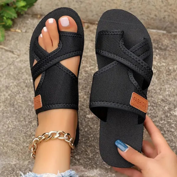 Lieke™ – Atmungsaktive Hollow Slide Sandalen für Damen | 50% Rabatt