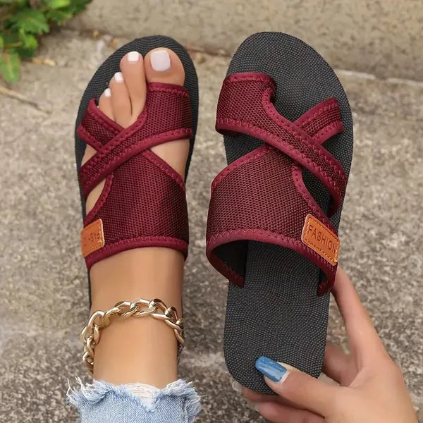 Lieke™ – Atmungsaktive Hollow Slide Sandalen für Damen | 50% Rabatt