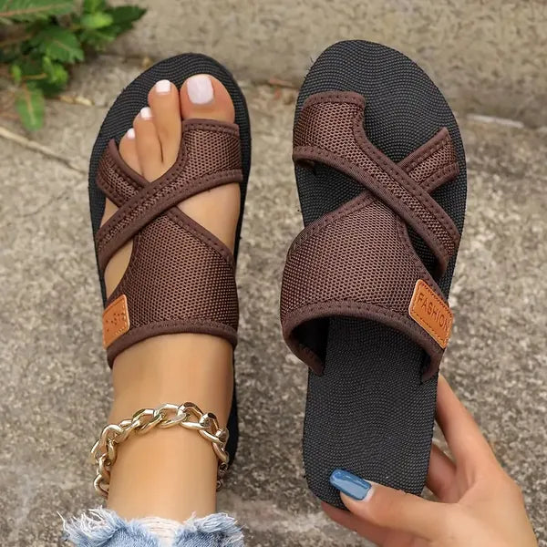 Lieke™ – Atmungsaktive Hollow Slide Sandalen für Damen | 50% Rabatt