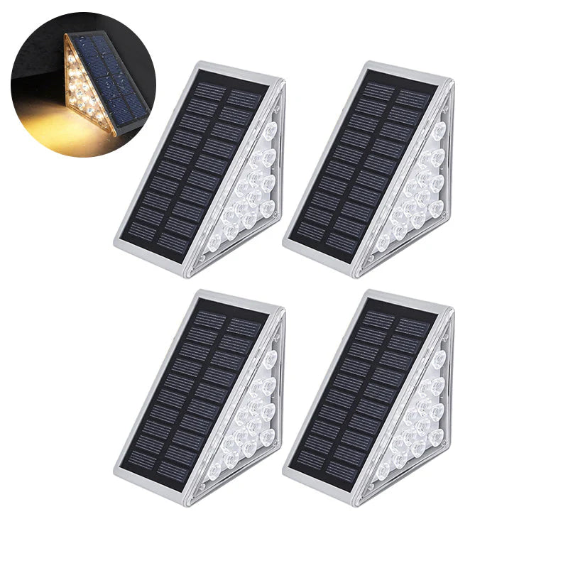 StepLight™ – Solarbetriebene LED-Treppenlichter | 1 + 1 Gratis