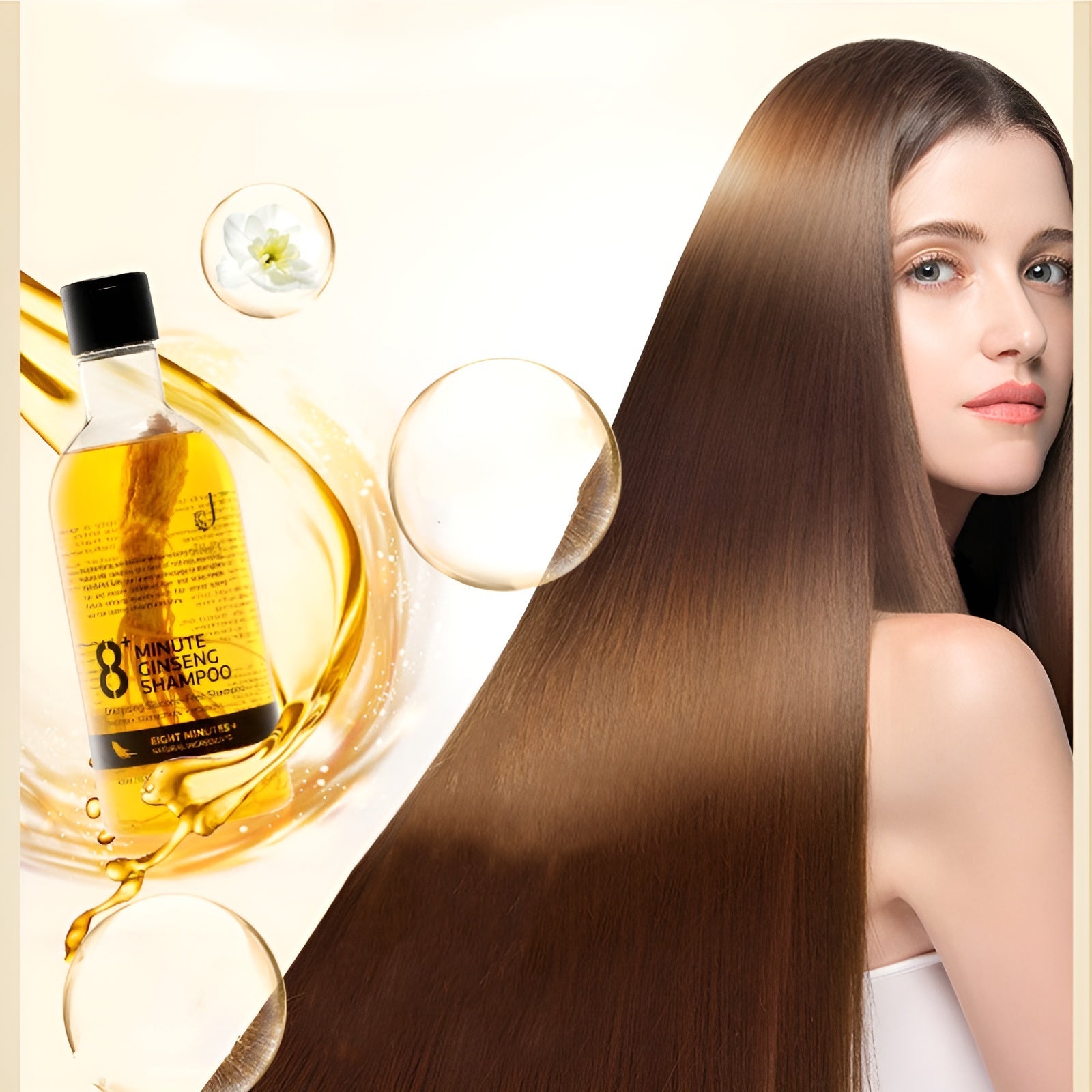 FreshGinsa™ – Silikonölfreie Formel für gesundes, leicht kämmbares Haar [1 + 1 Gratis]