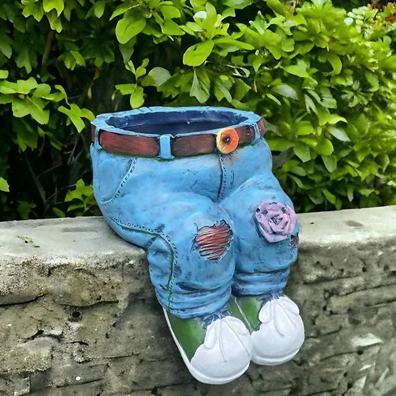 BloomPants™ – Kreatives 3D-Denim-Blumentopf-Design | 50% Rabatt