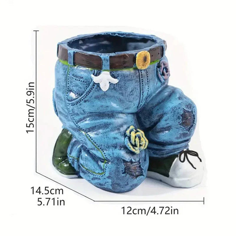 BloomPants™ – Kreatives 3D-Denim-Blumentopf-Design | 50% Rabatt