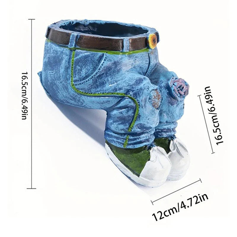 BloomPants™ – Kreatives 3D-Denim-Blumentopf-Design | 50% Rabatt