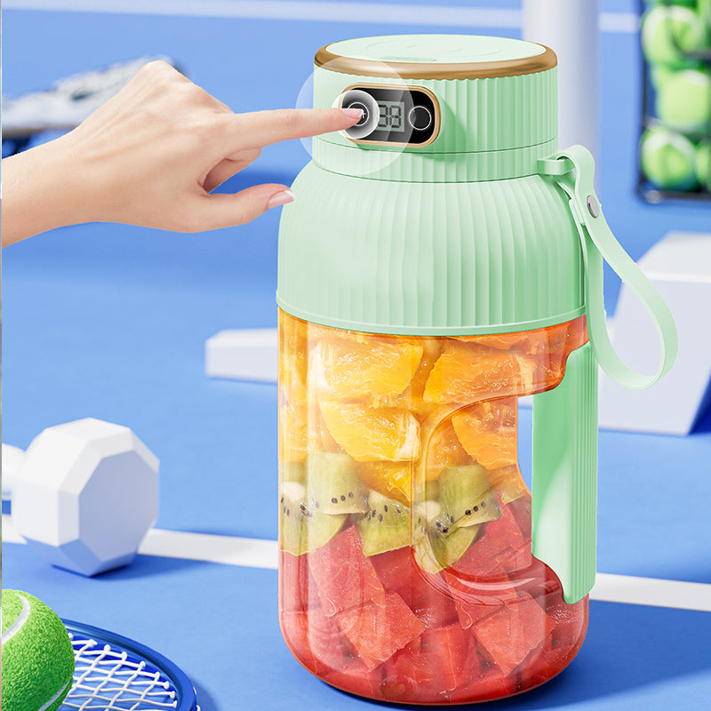 JuicerCup™ – Multifunktionaler tragbarer Saftbecher mit Digitalanzeige [50 % Rabatt]