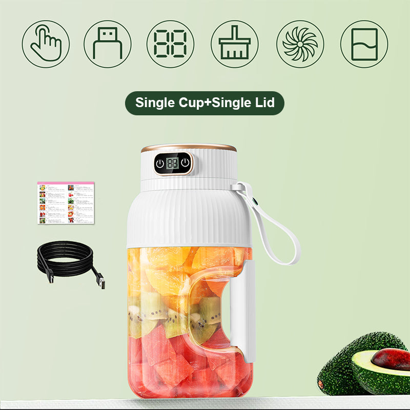 JuicerCup™ – Multifunktionaler tragbarer Saftbecher mit Digitalanzeige [50 % Rabatt]